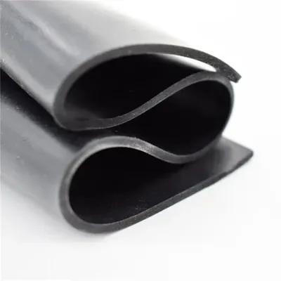 Black Natural SBR Rubber Sheet Textured Fabric Plain Rubber Sheet