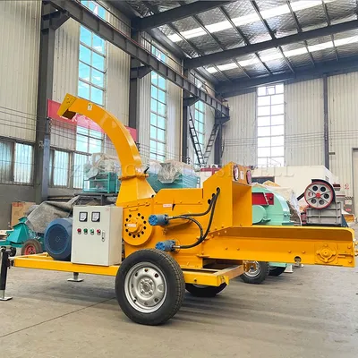 Heavy Duty Diesel Wood Chipper Machine for Forestry and Garden Waste Processing