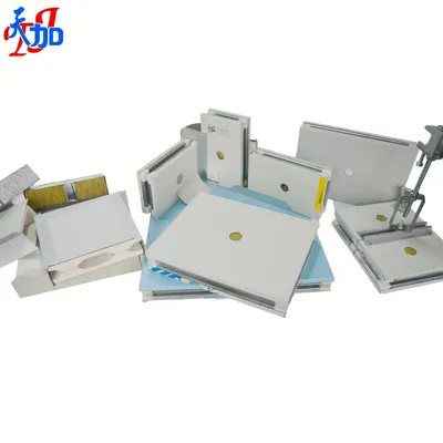 Durable 50mm Galvanized Cleanroom Panels with Double Glass