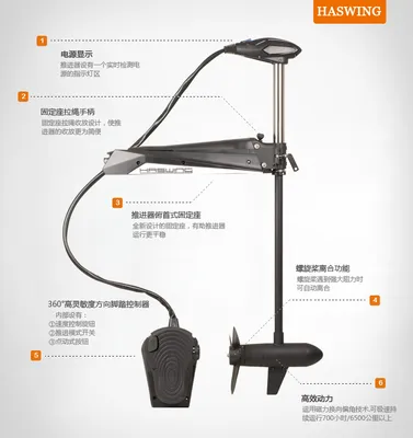 Haswing Electric Trolling Motor for Professional User