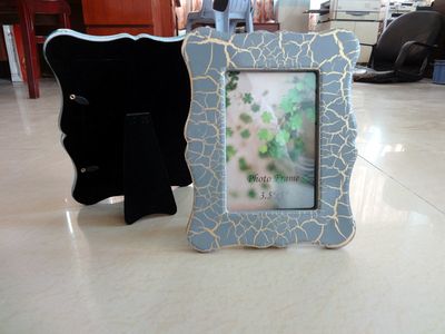 Ceramic Photo Frame with Crack Treatment Surface--Charming Series 003