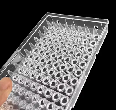 PCR 96-Well Plate Semi-Skirted Transparent PCR Plate