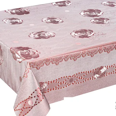 Home Decor Party Retangle PVC Polyester Table Cloth Tablecloth Blue