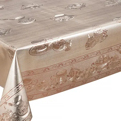 Home Hotel Waterproof Thick Vinyl PVC Hand Made Dining Table Covers