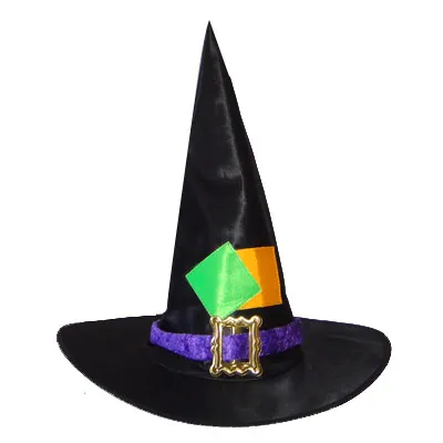 Various Styles Halloween Witch Hat with Patches for Halloween Party