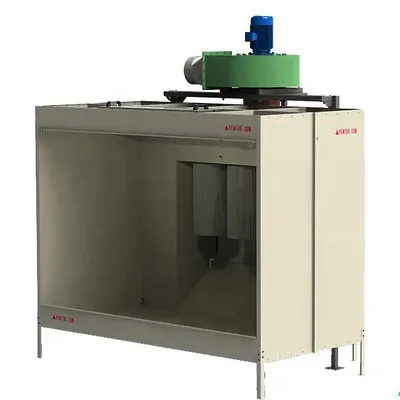 Small Size Single Worker Manually Powder Coating Spray Booth with CE
