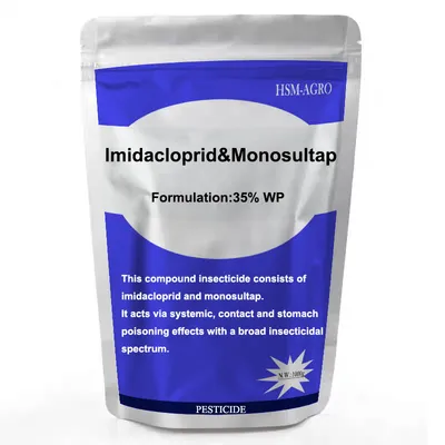 Pesticide Imidacloprid 1%+Monosultap 34% Wp CAS 138261-41-3, 29547-00-0