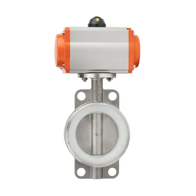 Flanged Air-Driven Butterfly Valve