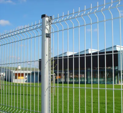 3D Curved PVC Coated Welded Wire Mesh Security Fence with Bending