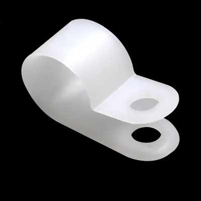 Plastic R Type Cable Clip Clamp for 13.2mm Plastic Cable Clamps in Stock