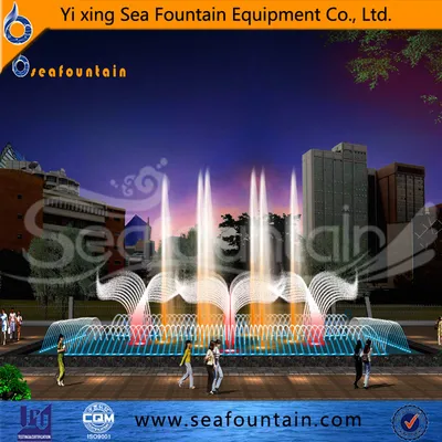 Custom Made Stainless Steel Multimedia Music Fountain