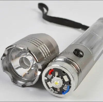 1W Chargeable Solar LED Torch (HSX-FLU01)