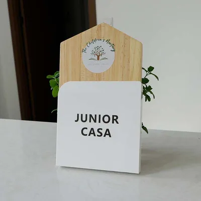 Pure Wood Classroom Door Number Sign