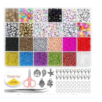 Dye Core Glass Seed Beads Set for Creative DIY Crafts