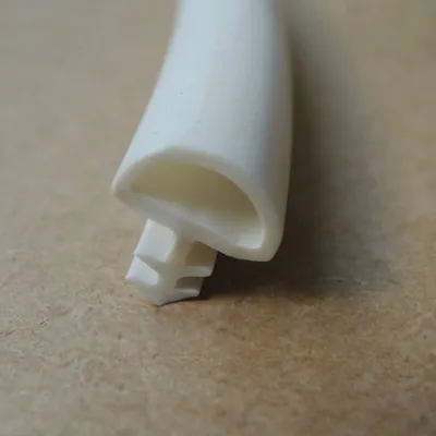 PVC Plastic Extruded White Wooden Door Seal Strip
