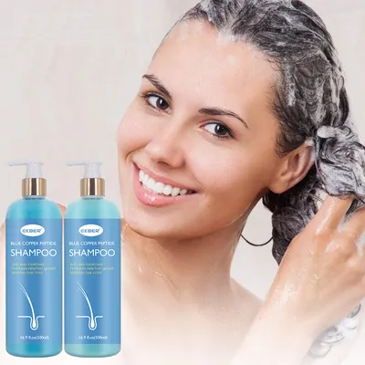 OEM ODM Anti-Dropping Hair Blue Copper Peptide Shampoo and Conditioner for Hair Loss