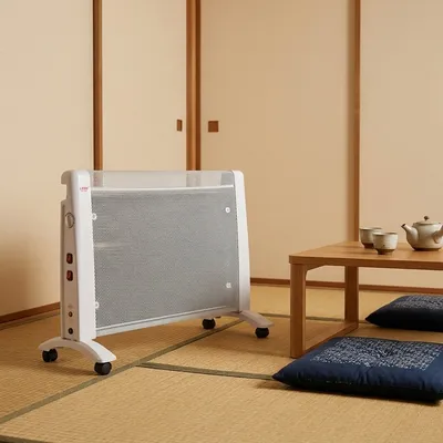 CE Certified Portable Freestanding Electric Mica Heater with Overheat Protection Energy Saving Feature