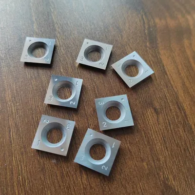14*14*1.2mm Heavy Duty Carbide Scraper Blades Square Replacement Insert Knives