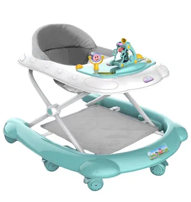 Plastic Baby Walker Multi-Functional Anti O-Shaped Leg Anti Rollover Baby Walker