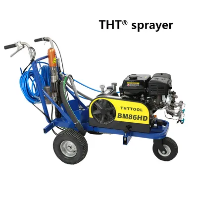 Road Cold Spray Marking Machine Road Double Gun Marking Machine Tht 86HD