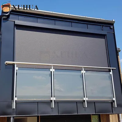 Xuhua Manual Vertical Fabric Curtains Outdoor Shutter Roller Zip Screen Blinds