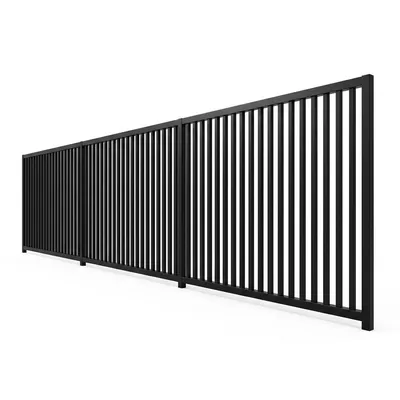 Rust Proof Zinc Steel Guardrail for Garden Park Perimeter Isolation