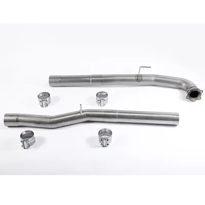 4-Inch DPF and Cat Delete Exhaust Pipe for Silverado Sierra