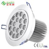 18*1W Pure White Epistar Recessed LED Ceiling Light (ZDM-LC-E1W18)