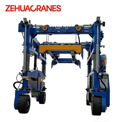 All-Wheel Steering Container Straddle Carrier Multi-Mode Mobility 20FT 40FT Container Handling Straddle Carrier Price