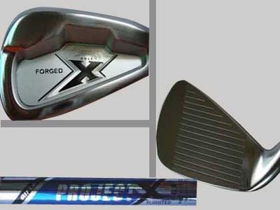 Golf Club Irons (X-Forged Irons with Project X Shaft)