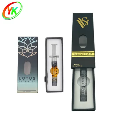 Custom Design Packaging 1ml Luer Lock Glass Syringe