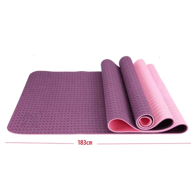 2015 Wholesale Nature Rubber /TPE Yoga Mat