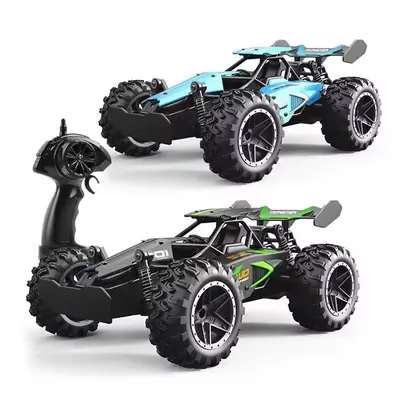 1: 18 Mini RC Racing off-Road Monster Truck 2.4GHz Remote Control 15km/H Drift Charger Assembly Required Boys' Racing Toy