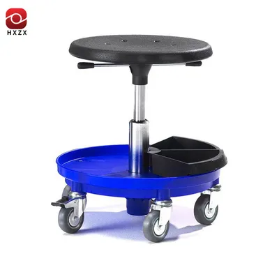 Very Convenient Barstool with Swivel Bar Stool for Car Repair Shop Workbench Chair Tools Chair Car Creeper
