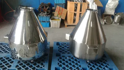 Versatile Stainless Steel Hopper for Smooth Blending and Mixing
