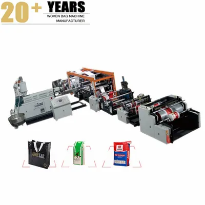 High Speed PP Woven Laminating Machine Extrude Type Woven Fabric Laminating Machine