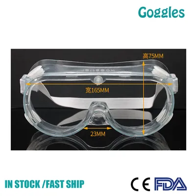 Factory Price Certificate FDA Ce Fog Safety Protective Medical Eyeglasses