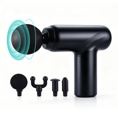 Deep Tissue Percussion Massage Gun-Powerful Quiet Vibration for Fatigue Relief & Muscle Recovery Post-Exercise