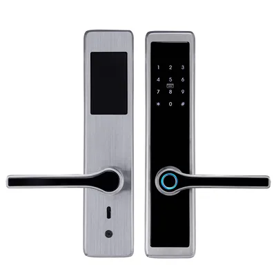 304ss Tuya WiFi Handle Smart Door Lock Suit for 40-50mm Door Thickness