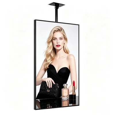 55 Inch LCD Window Facing Display 3000 Nits Bank Branch Low Power Information Display Board
