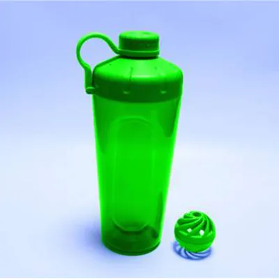 700ml Tritan Plastic Sport Protein Shaker Water Dink Bottle