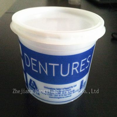 280ml Disposable Plastic PS Denture Cups with Lids