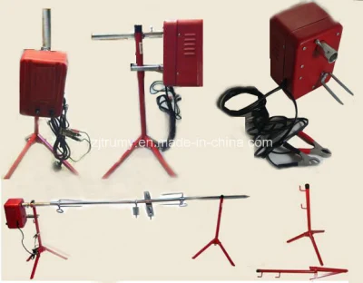 Metal Portable Outdoor Tripod BBQ Spit Rotisserie with Motor