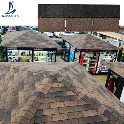 Cost-Effective Fiberglass Roof Tiles Dominican Composite Panels Asphalt Roofing Shingles for House
