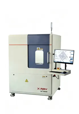 High-Resolution X-ray Tester Detecting Defects Below 2.5 Microns