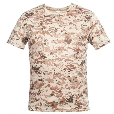 Digital Camouflage T-Shirts Tactical Short Sleeve Shirt Men's T Shirt in Stock