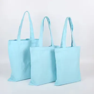 Reusable Women's Colored Canvas Tote Bag Christmas Candy Canvas Bag