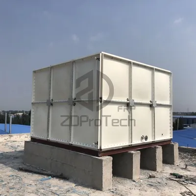 Customized Volume Food Grade SMC Tanker Panel GRP Water Storage Tank