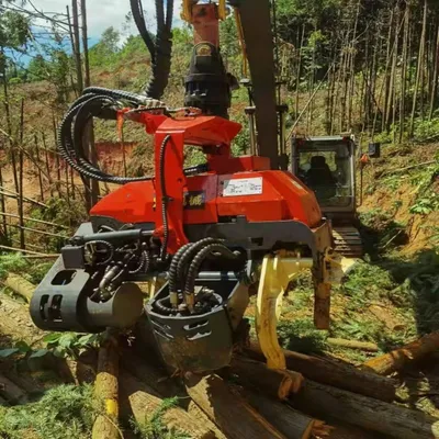 Log Harvest Head Wood Forestry Machine