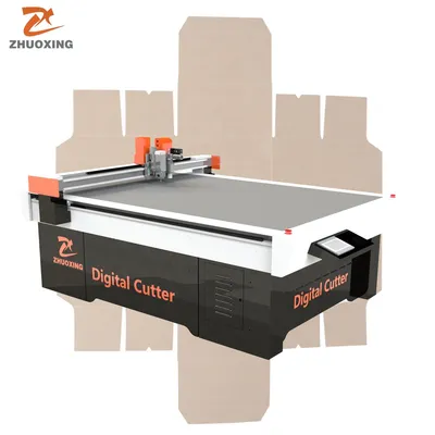 Disposable White Cardboard Food Box Cutting Machine Not Need Die 2516